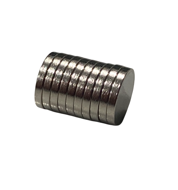 Neodymium Disc 7mm x 1mm Pack of 10 Buy Online in South