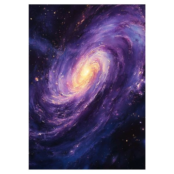 Purple Galaxy - A1 Poster