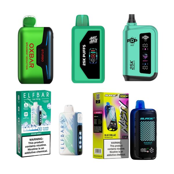Ultimate Combo Box Disposable Vapes - Mint Variety (Pack of 5)