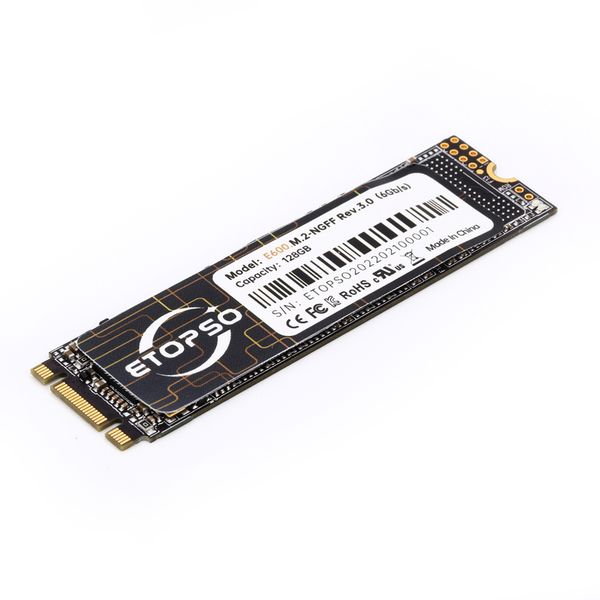 ETOPSO E600 128GB M.2 NGFF 2280 SSD Solid State Drive Value Pack