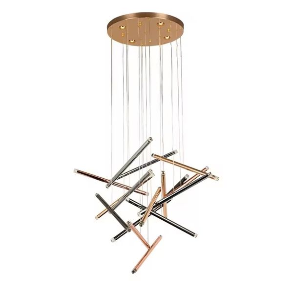 Modern 32 Color Change LED Chandelier - Gold/Gun Metal - MRUL