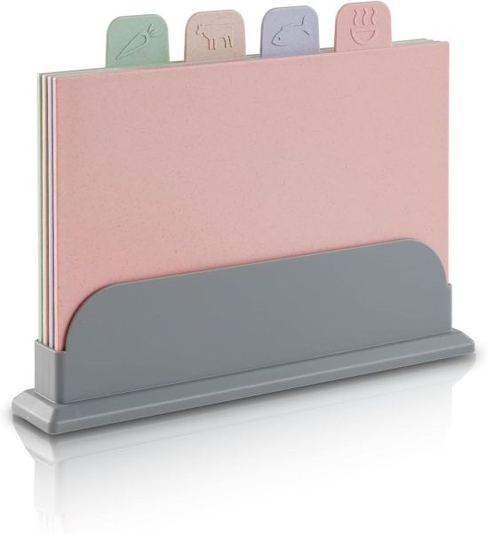Cutting Board Set with Storage Stand