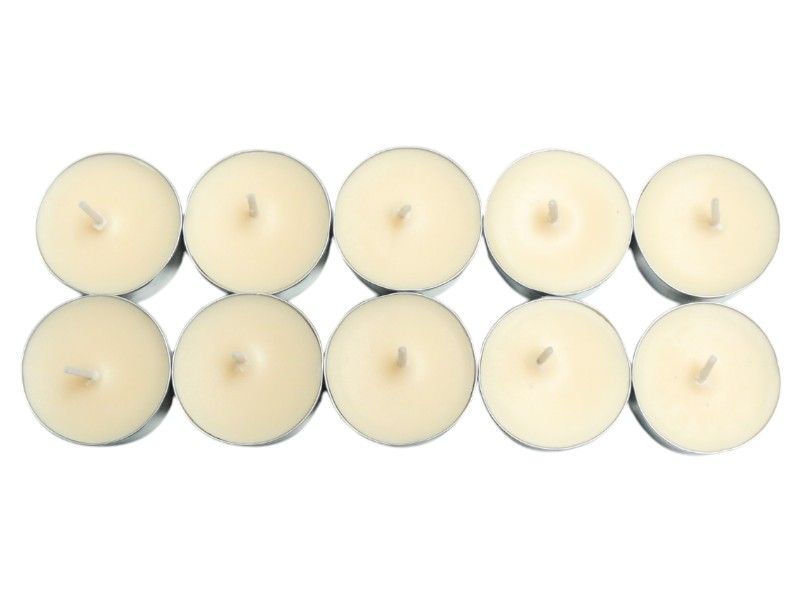 Tealight Candles Fragrance Vanilla - Yellow - 10-Piece