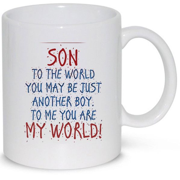 Son You Are The World Birthday Christmas Gift 11Oz Premium Coffee Mug
