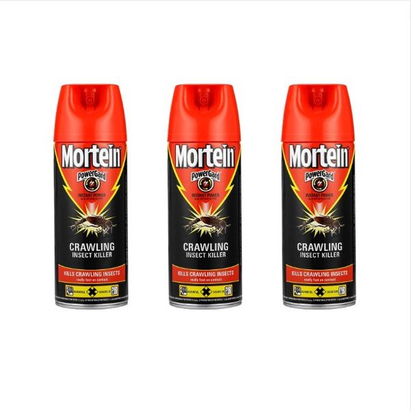 Pack of 3 Mortein Insecticide Instant Power Aerosol 300ml