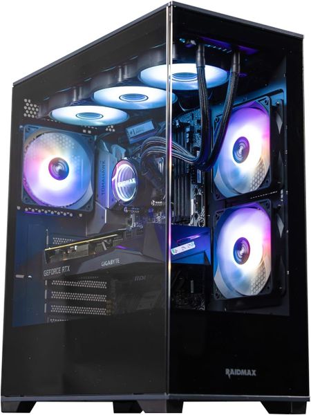Raidmax Infinita i801 E-ATX ARGB Gaming Chassis - Black