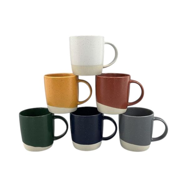 Two-Tone Coffee Mug 6pcs 350ml