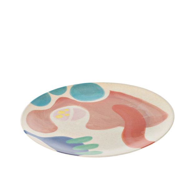 George &amp; Mason - Kyra Bamboo Fibre Side Plate 4pk Abstract