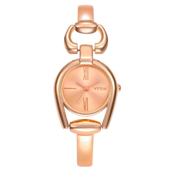 YFAN - Stainless Steel Quartz Watch - Rose Gold