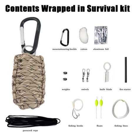 Paracord Grenade Survival Kit - Woo, Shop Today. Get it Tomorrow!