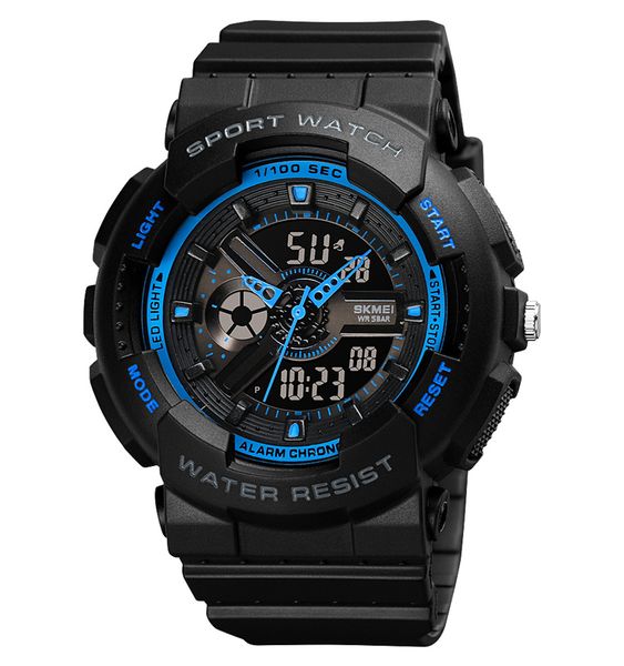 Skmei Watches - Water Resistant - 1689S- Black
