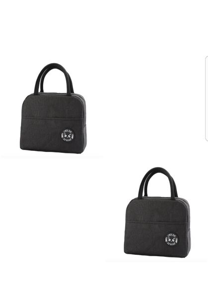 Portable Insulated Lunch Bag (2 Pack)
