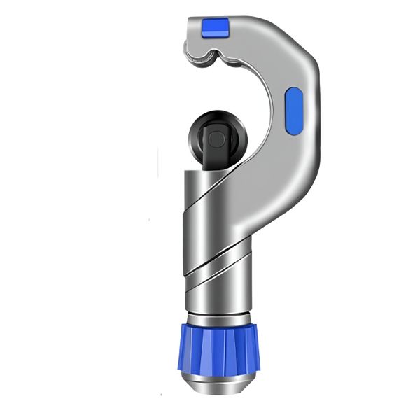 Mini Aluminum Alloy Pipe Cutter for Copper, Brass &amp; Steel Tubes - Silver