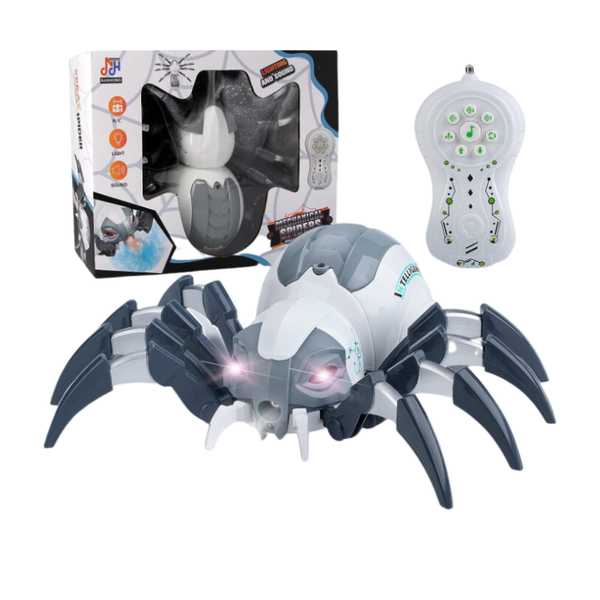 WJ 655 RC Spider Robot Kids Toy with Spray and Light