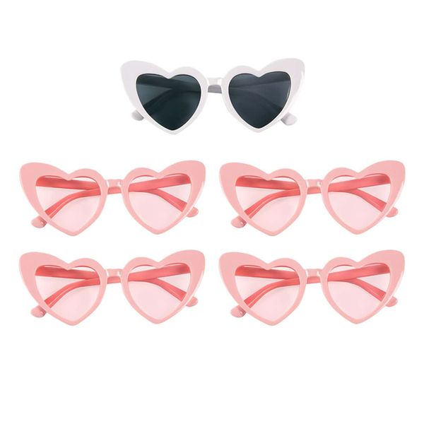 Heart Shaped Sunglasses - Pack of 5