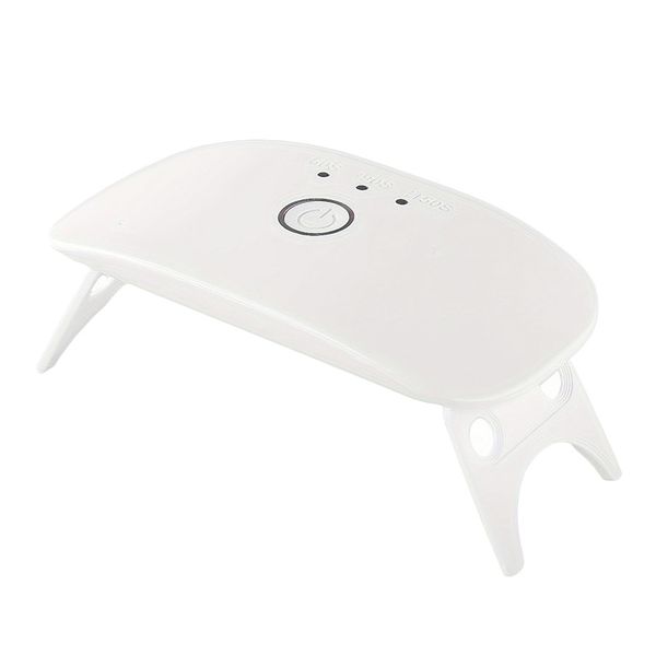 Portable 12W Gel Nail LED Lamp With 8 Beads And 3 Timer Settings