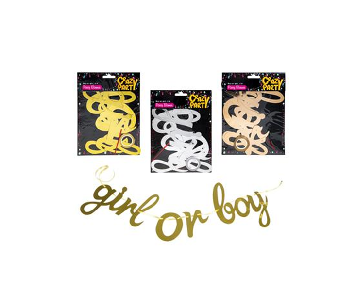 Boy/Girl Party Banner 2m x 3