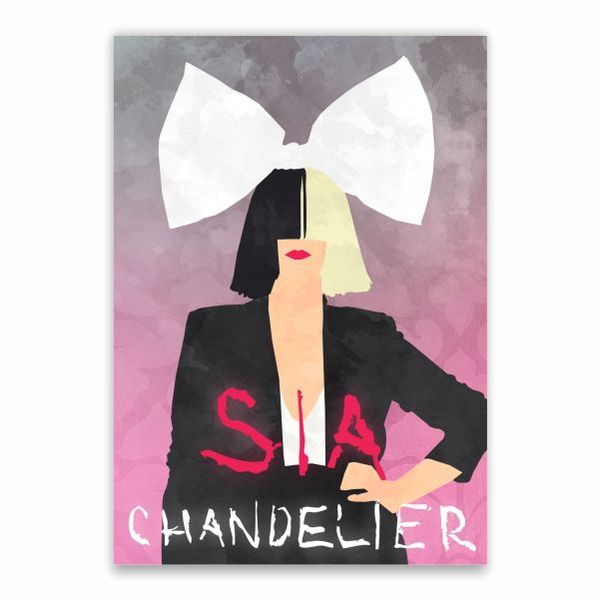 Sia Chandelier Poster - A1
