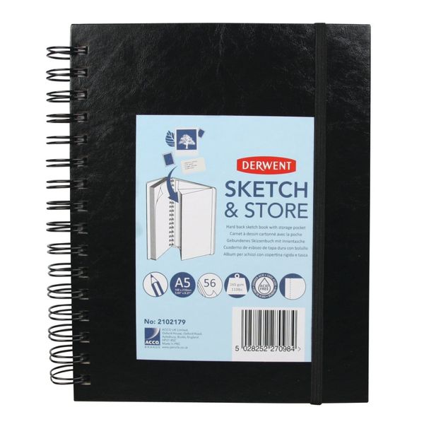 Derwent Sketch &amp; Store Hardback Sketch Book - 2102179