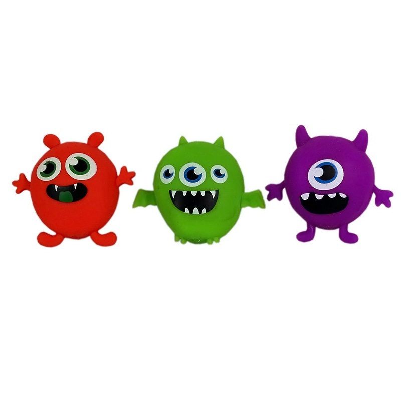 Funny Monster Face Squish Stress Balls (Pack of 3) | Buy Online in South  Africa 