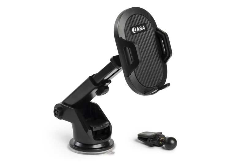 LASA Extendable Car Phone Holder with Suction &amp; Air Vent
