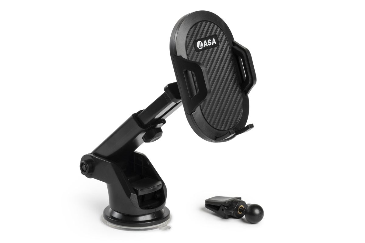 LASA Extendable Car Phone Holder with Suction & Air Vent | Shop Today ...
