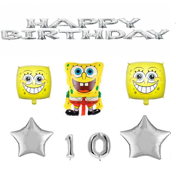 SpongeBob Balloon Set 10 Years