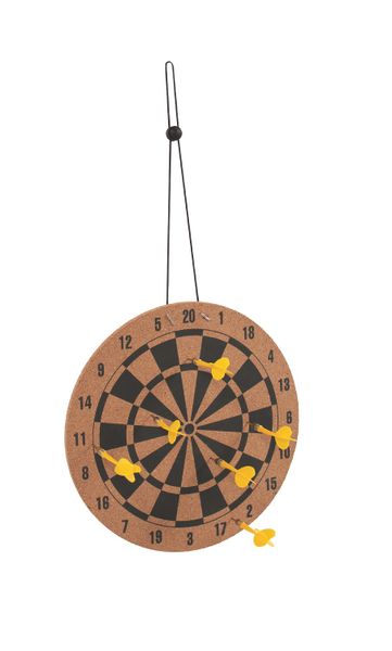 Hanging Cork Dartboard Set