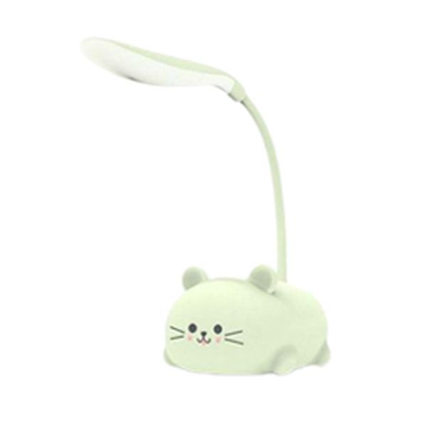 LED Mouse Desk Lamp Portable USB Rechargeable Kids Novelty Gift Star White