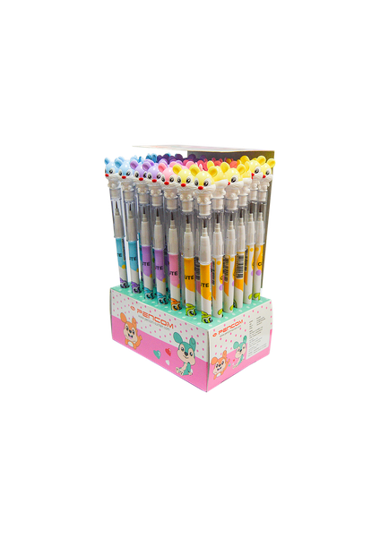 Pencom Mouse Topper Non-sharpening Pencil with Leads (Box of 36)