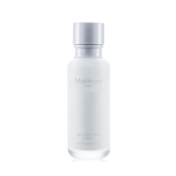 Muldream All Green Mild Toner - Rice Bran, Niacinamide, Korean Skincare