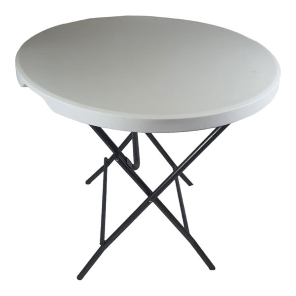 SMTE-80cm Round Bi-Fold Plastic Event Folding Table with Handle - F21