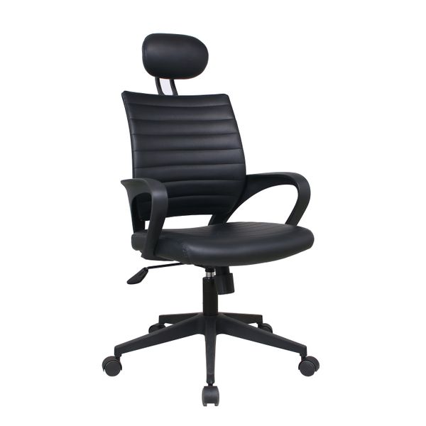 Linx Carley Mid Back Chair - Black