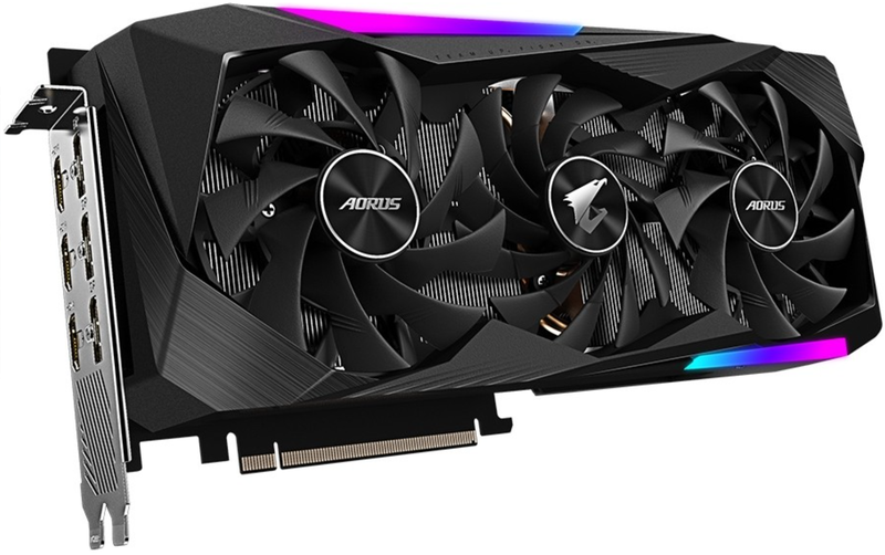 Gigabyte RTX 3070 AORUS MASTER 8GB GDDR6 with onboard LCD