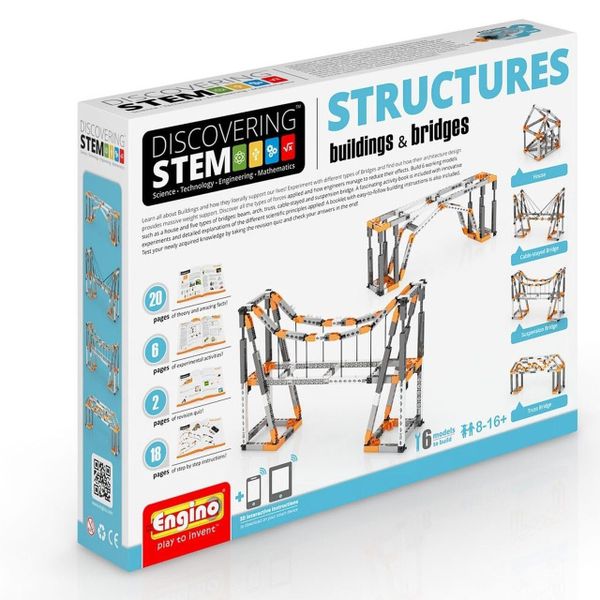 Engino Discovering STEM Structures: Buildings &amp; Bridges toy construction
