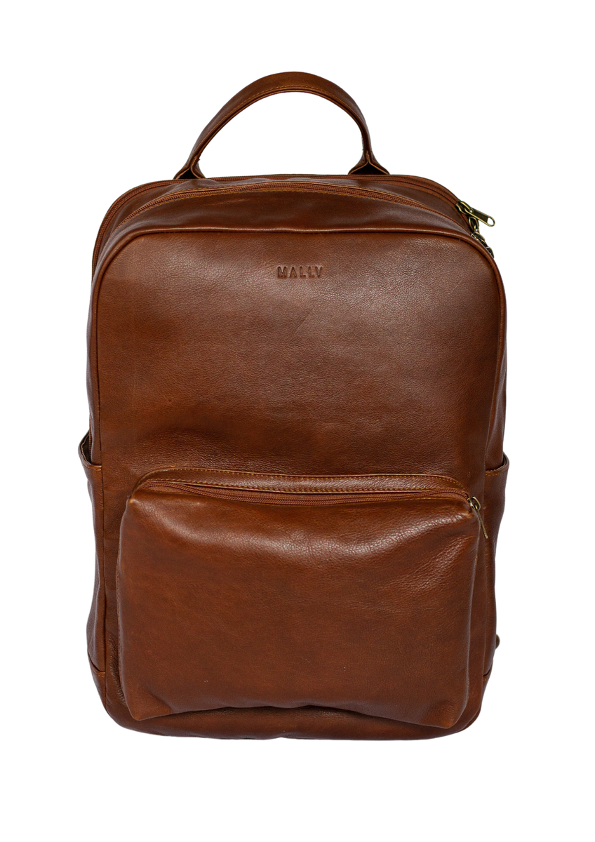 The Hunter Genuine Handmade Leather Laptop Backpack Brown Shop