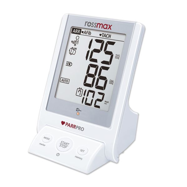 Rossmax AC1000f BP Monitor. Screen 5 Heart Conditions. Early Stroke Check.