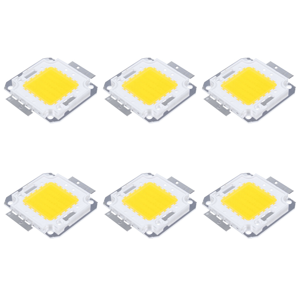 6X 3800LM 50W LED Chip Bulb Lamp Light Warm White High Power DIY