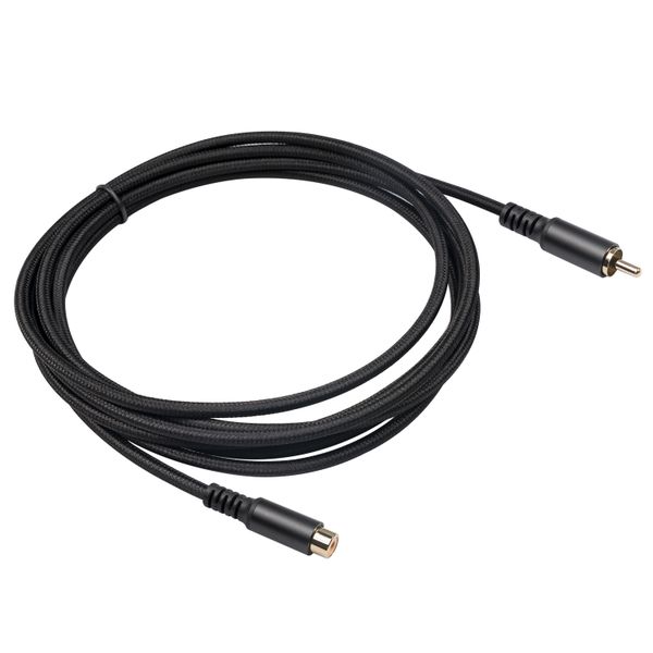 RCA Male to Famale Extension Audio Cable for Amplifier HDTV DVD Player