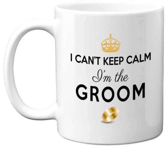I Can't Keep Calm I'm The Groom Wedding Gift 11Oz Coffee Mug