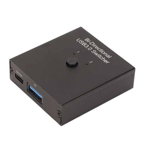 USB 3.0 Switch 2-in-1-Out Metal