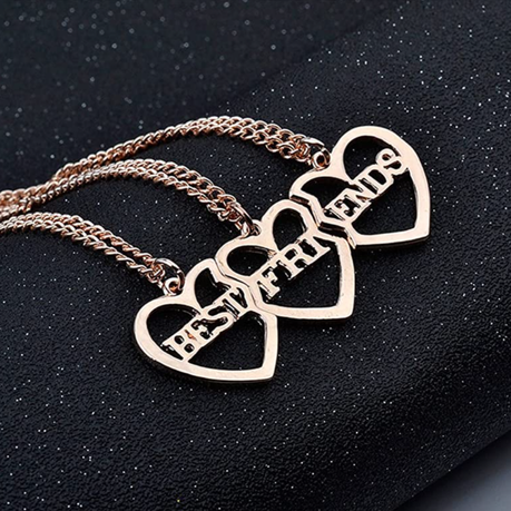 Three on sale friends necklace