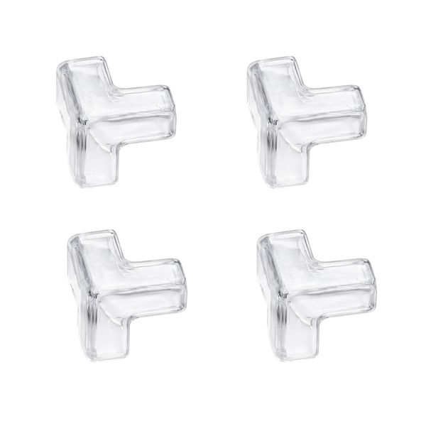 4 Pack - Small T-Type Transparent Corner Protector - Transparent