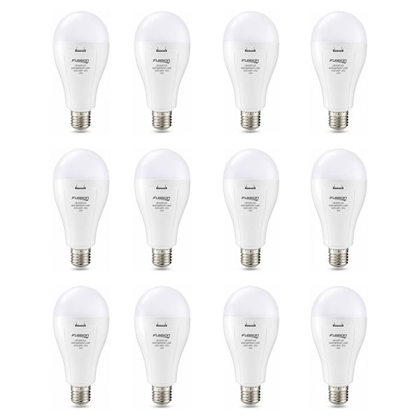 Fussion 15W Rechargeable LED Bulb Emergency Light - Pack Of 12