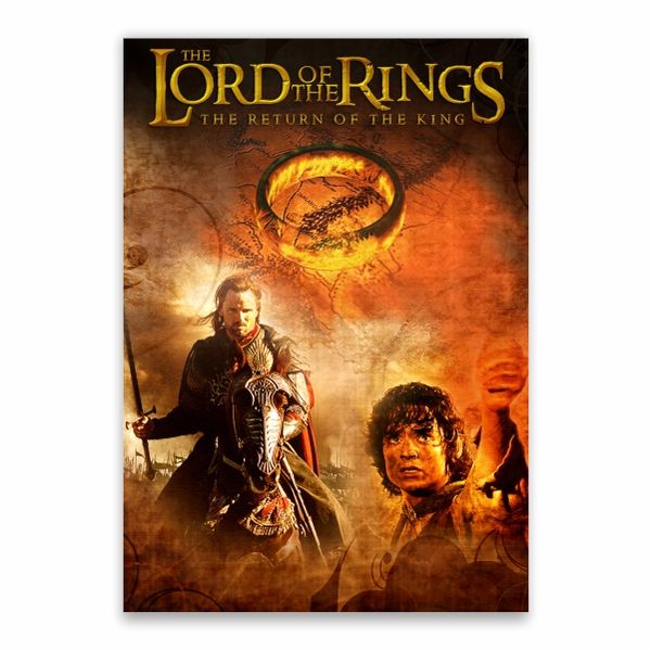 Return Of The King Map Poster - A1