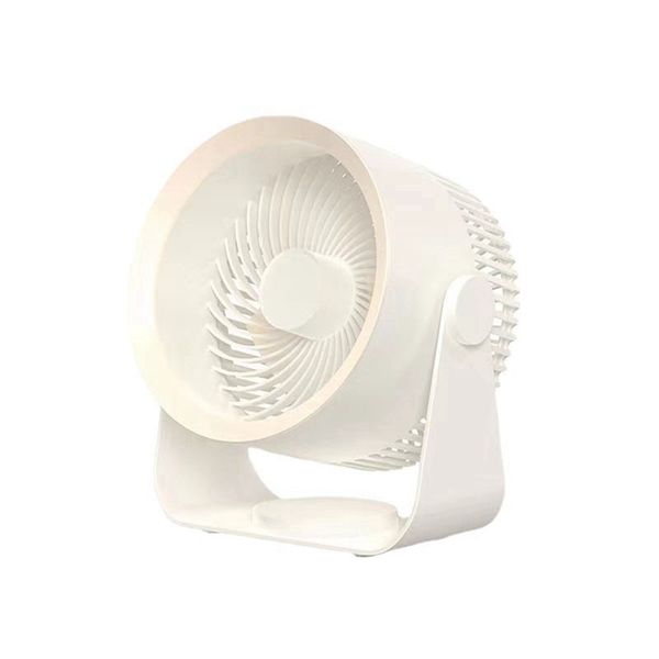 Table Fan Rechargeable Fan Portable Air Circulator Fan White