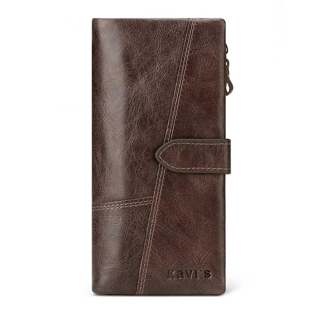 Kavi's Elegant Classic Lady's Genuine Leather Wallet