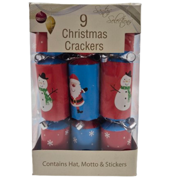 Xmas Crackers - Set of 9 - C26