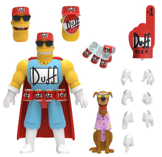 Simpsons Ultimates W2 Duffman Figure