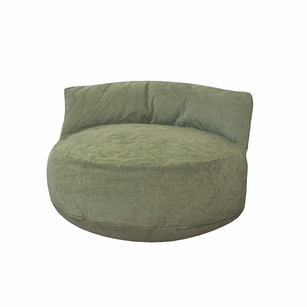 MemorySculpt Luxe Bean Bag Chair - Memory Foam &amp; Corduroy Comfort